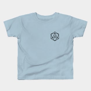 DnD - Natural 20 D20 Pocket Design Kids T-Shirt